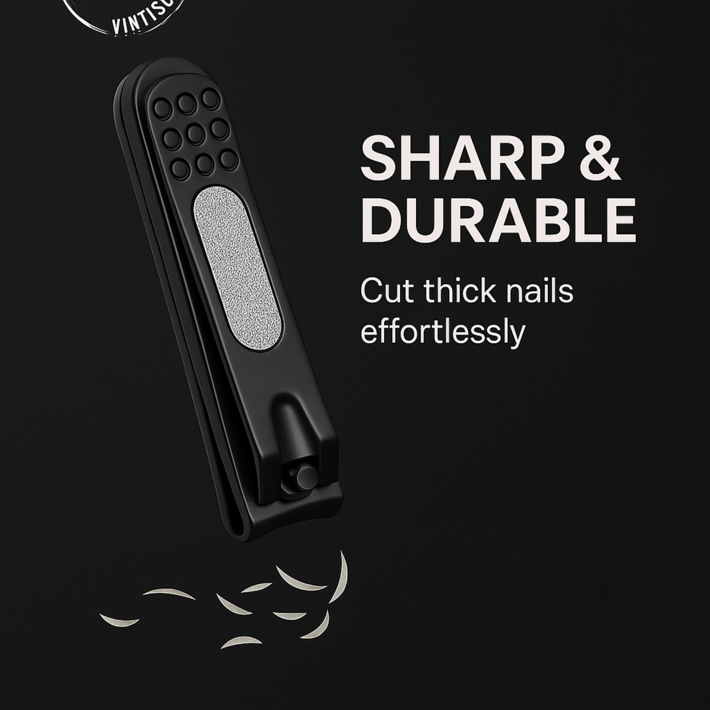 Premium Black Nail Clippers Vintiseti