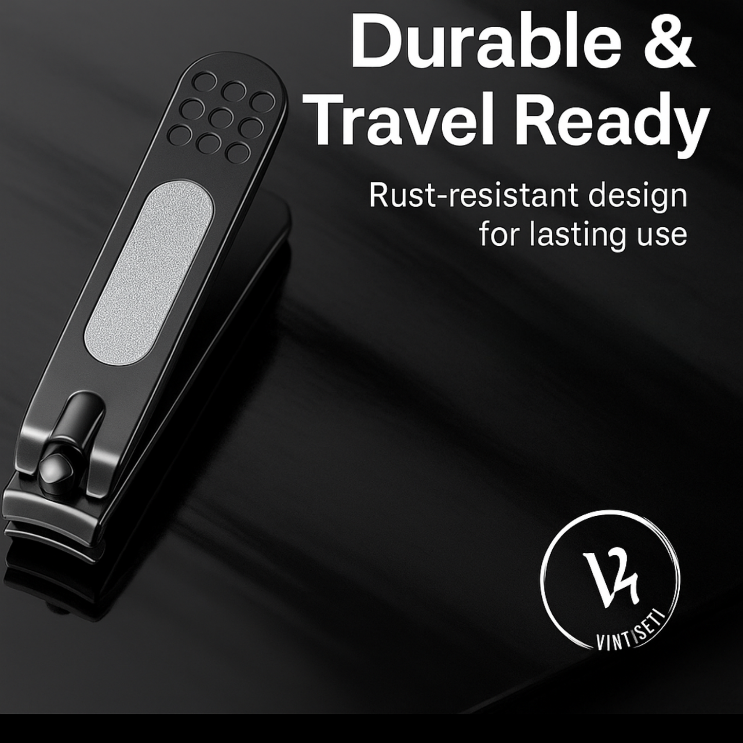 Premium Black Nail Clippers Vintiseti