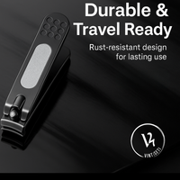 Premium Black Nail Clippers Vintiseti