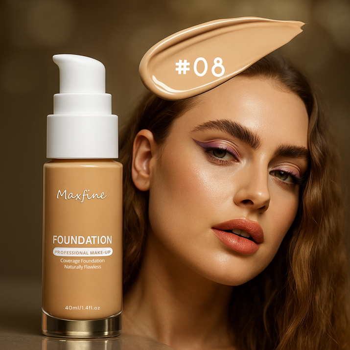 12-Color Liquid Foundation & Concealer Vintiseti