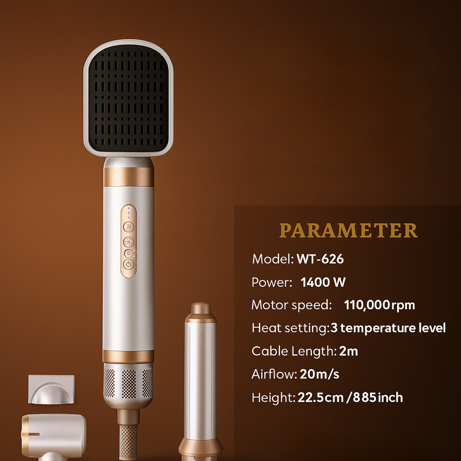 7-in-1 High-Speed Hot Air Brush Vintiseti