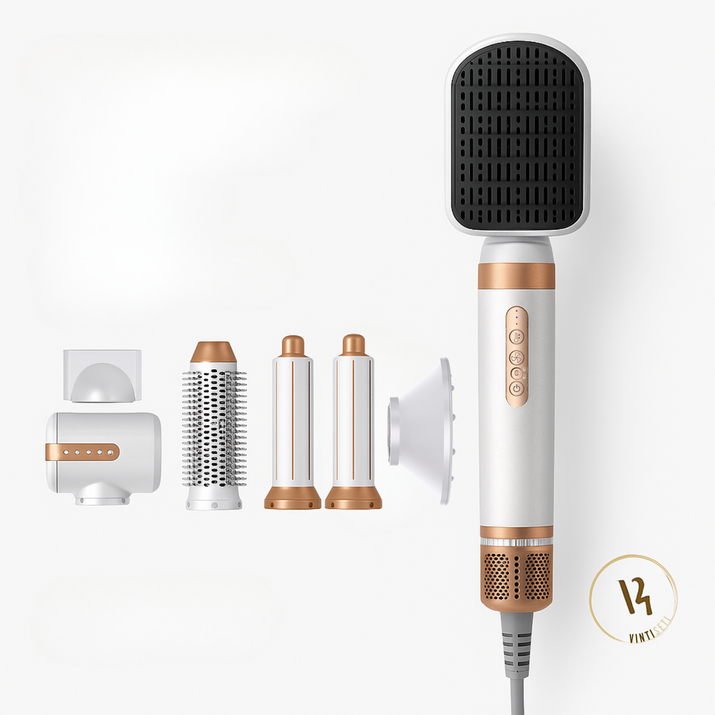 7-in-1 High-Speed Hot Air Brush Vintiseti