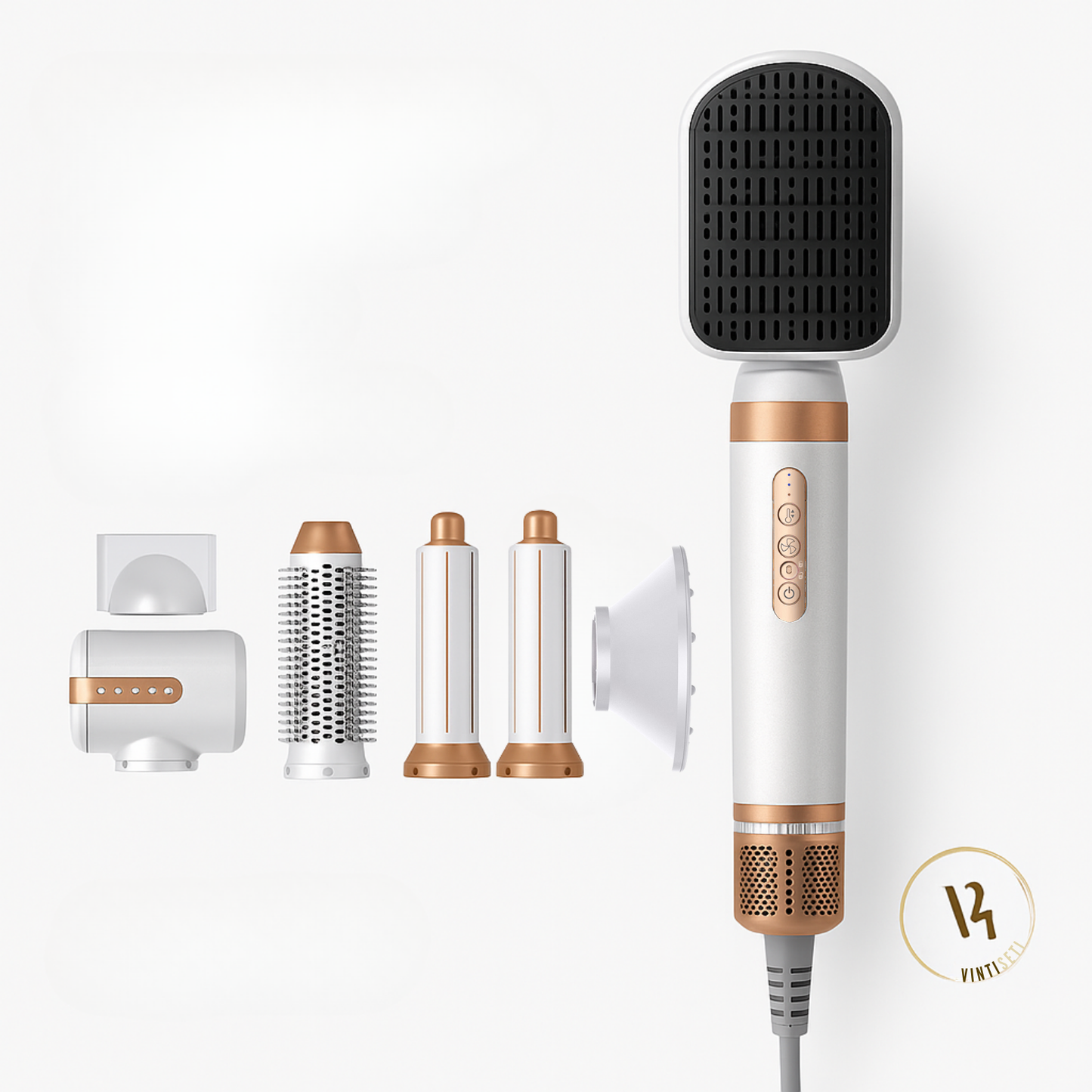 7-in-1 High-Speed Hot Air Brush Vintiseti