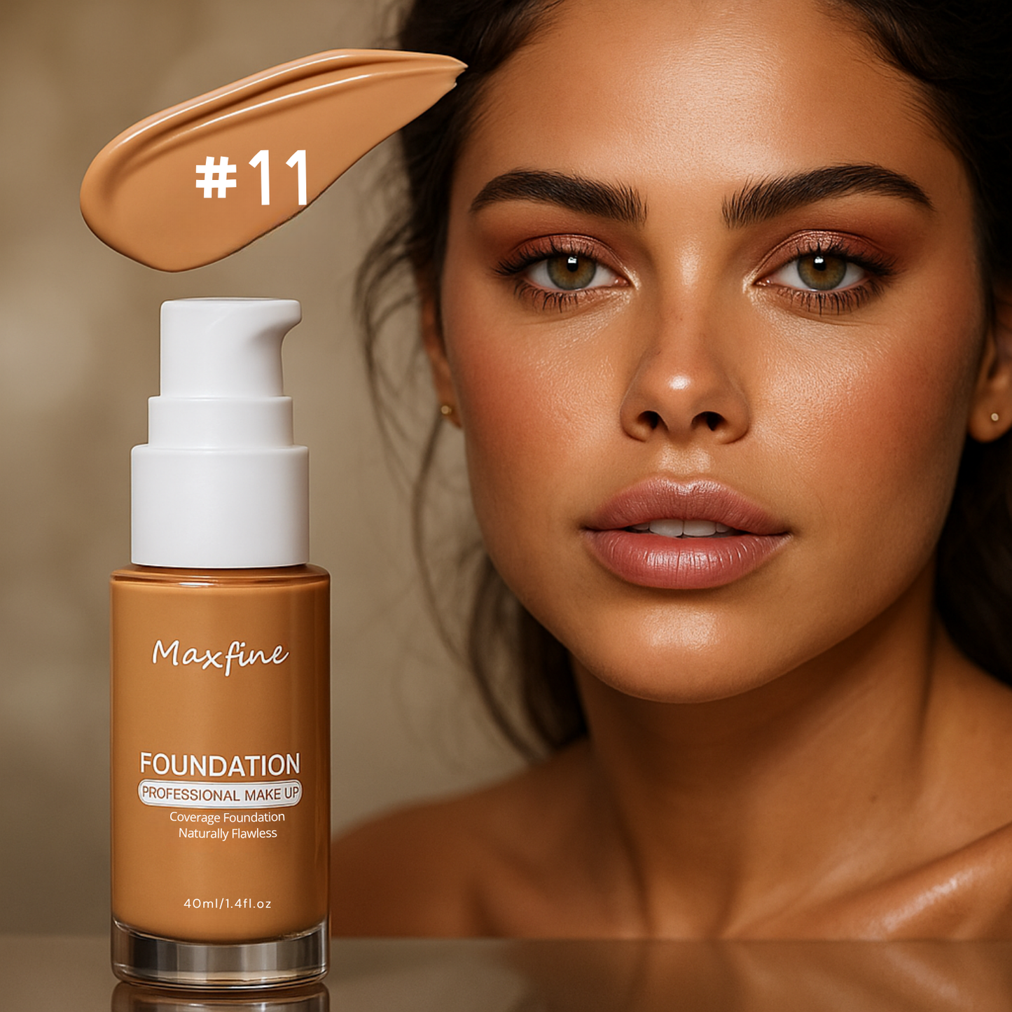 12-Color Liquid Foundation & Concealer Vintiseti