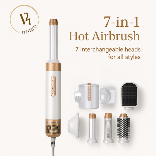 7-in-1 High-Speed Hot Air Brush Vintiseti