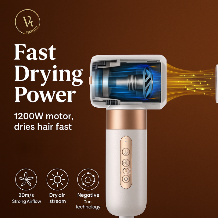 7-in-1 High-Speed Hot Air Brush Vintiseti