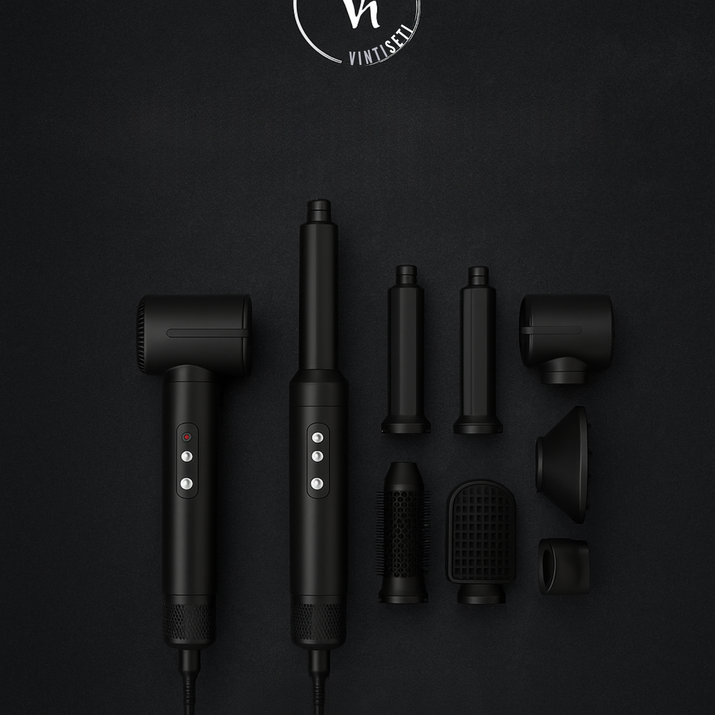 7-in-1 High-Speed Hot Air Brush Vintiseti