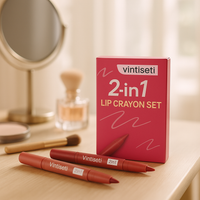 Dual Lip Liner & Lipstick Set Vintiseti