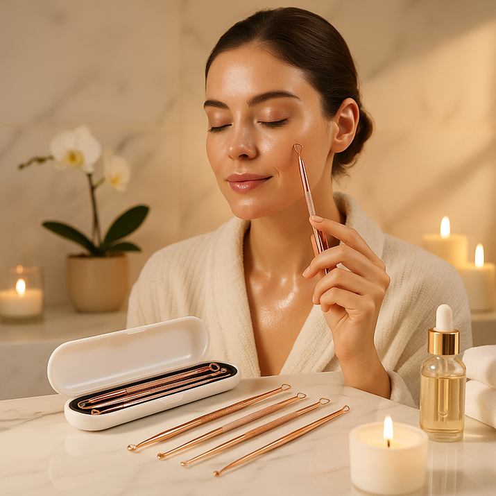 Pore Cleansing Tool Kit & Acne Remover (4pcs) Vintiseti