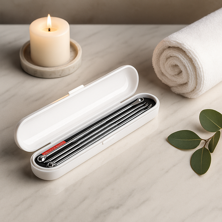 Pore Cleansing Tool Kit & Acne Remover (4pcs) Vintiseti