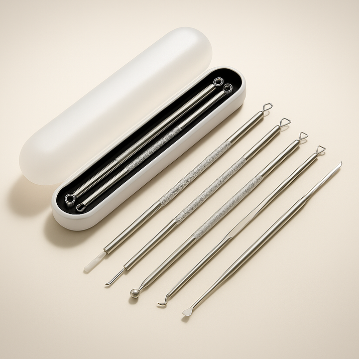 Pore Cleansing Tool Kit & Acne Remover (4pcs) Vintiseti