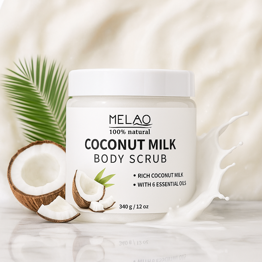 Coconut Milk Body Scrub Vintiseti