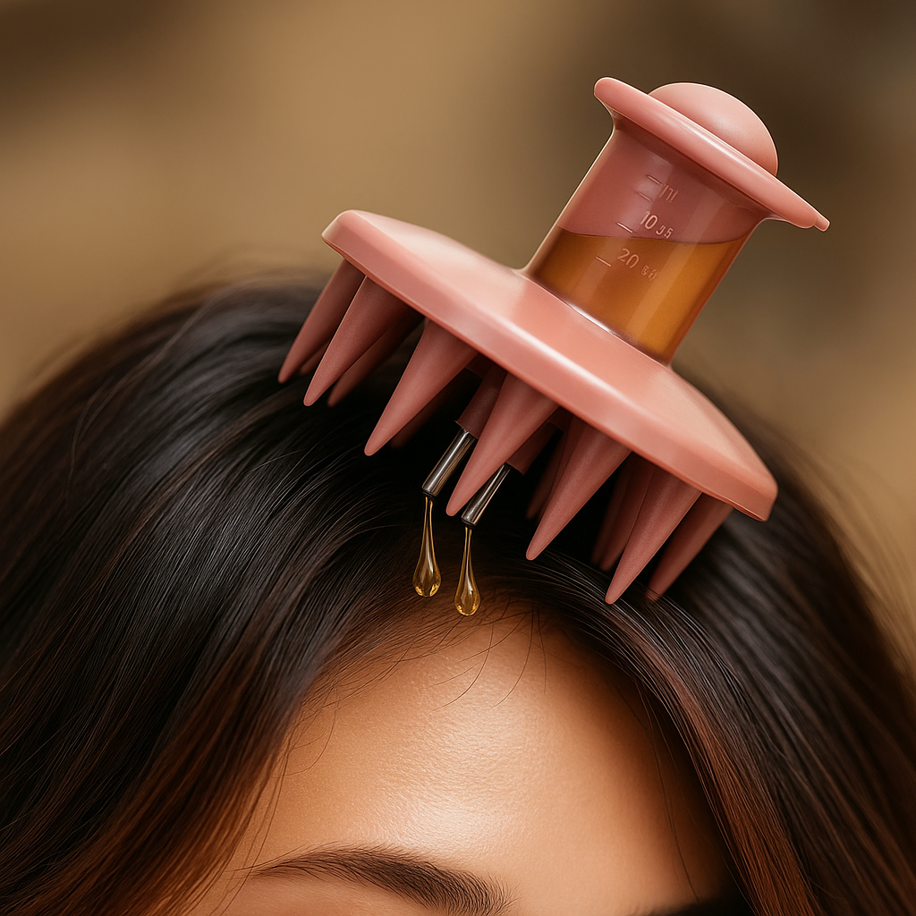 Silicone Scalp Massage Comb Vintiseti