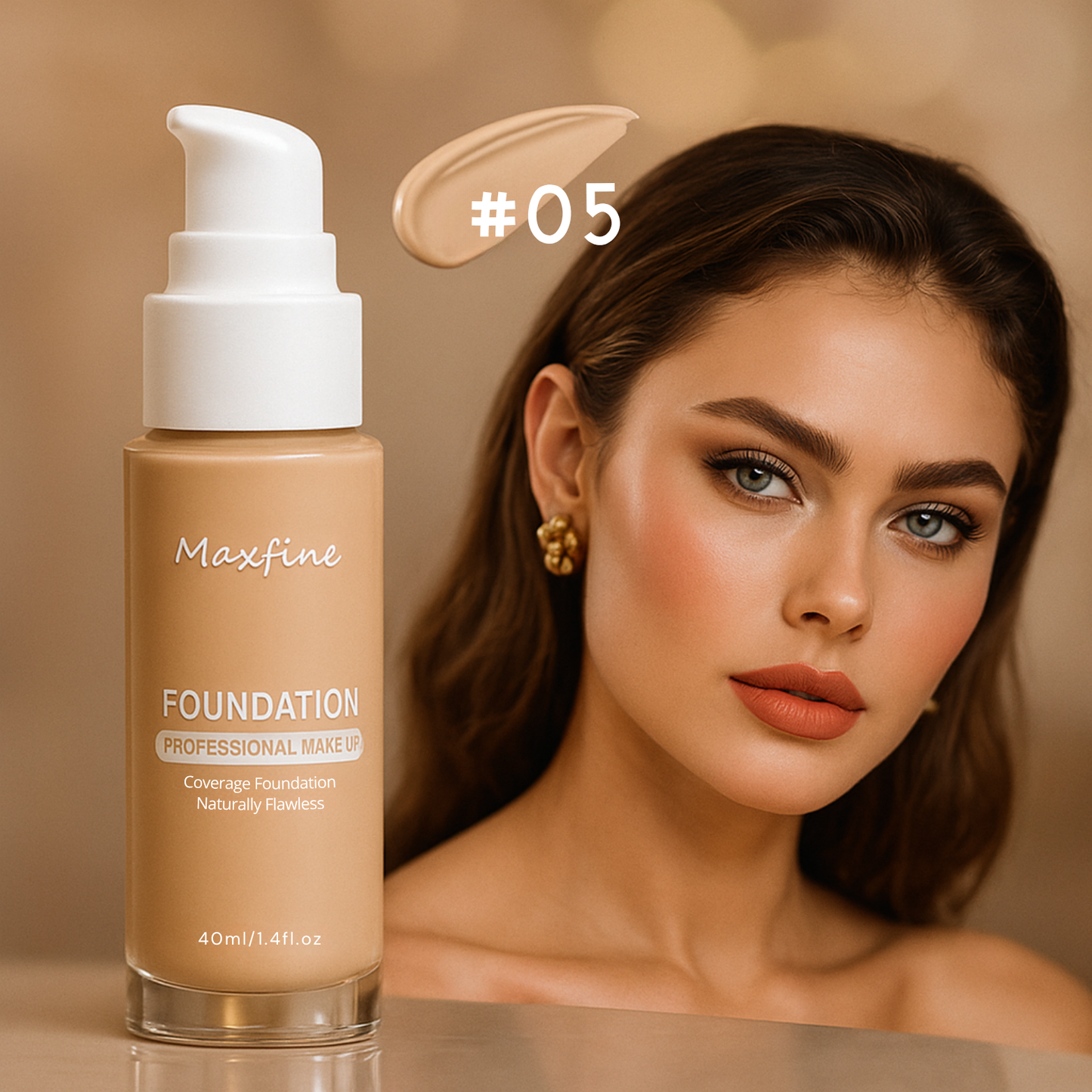 12-Color Liquid Foundation & Concealer Vintiseti