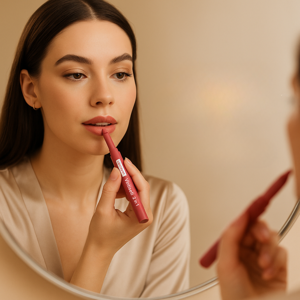 Dual Lip Liner & Lipstick Set Vintiseti
