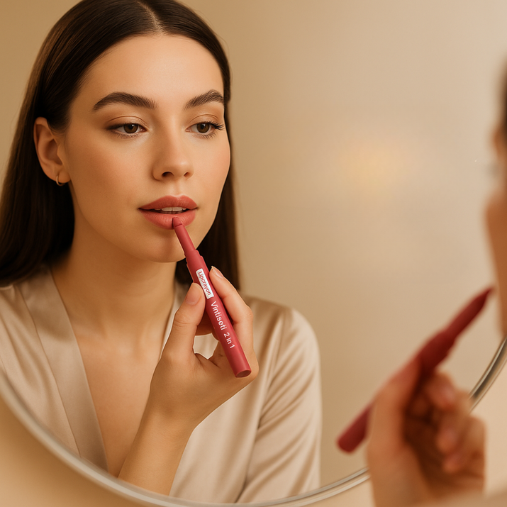 Dual Lip Liner & Lipstick Set Vintiseti