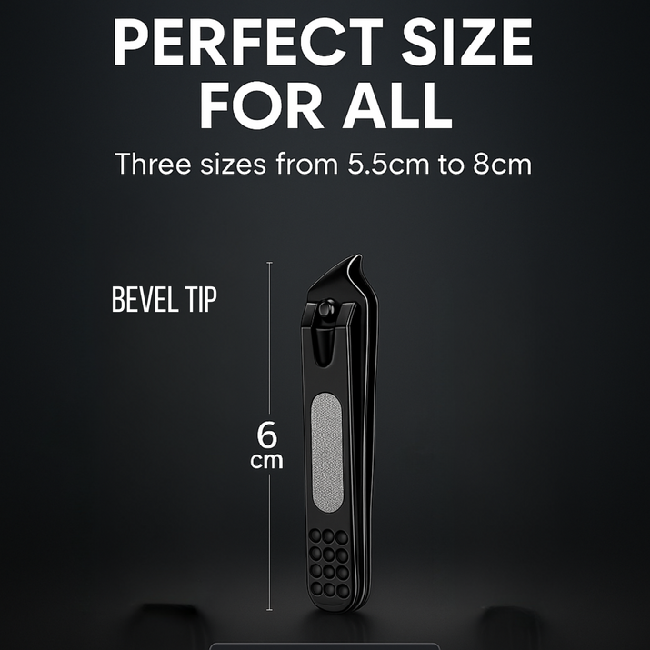 Premium Black Nail Clippers Vintiseti