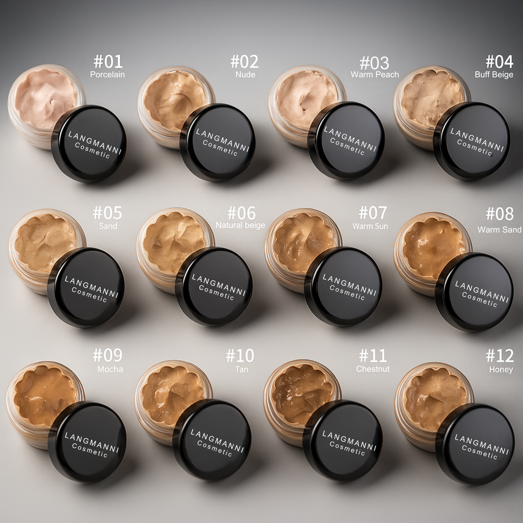 Matte Waterproof Concealer Foundation Cream Vintiseti