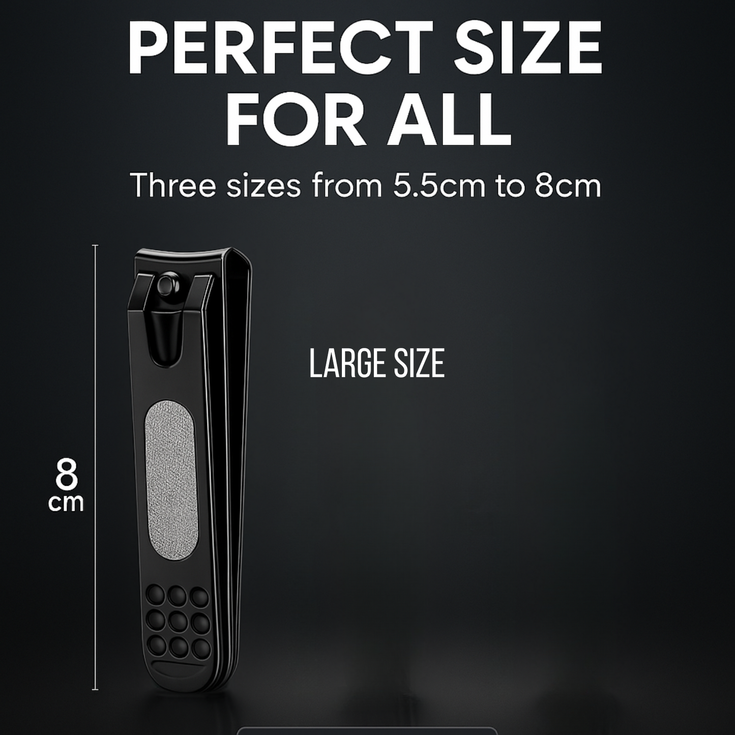 Premium Black Nail Clippers Vintiseti
