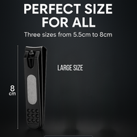 Premium Black Nail Clippers Vintiseti