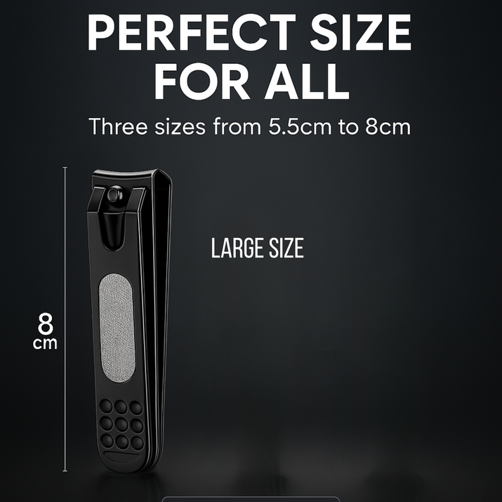 Premium Black Nail Clippers Vintiseti