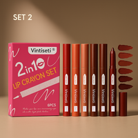 Dual Lip Liner & Lipstick Set Vintiseti