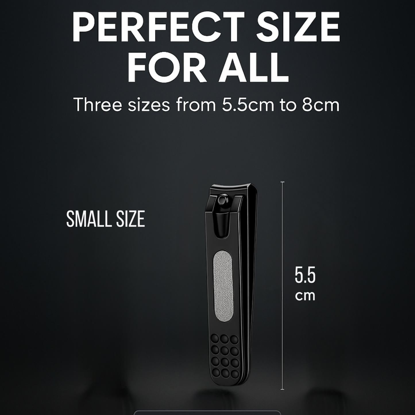 Premium Black Nail Clippers Vintiseti