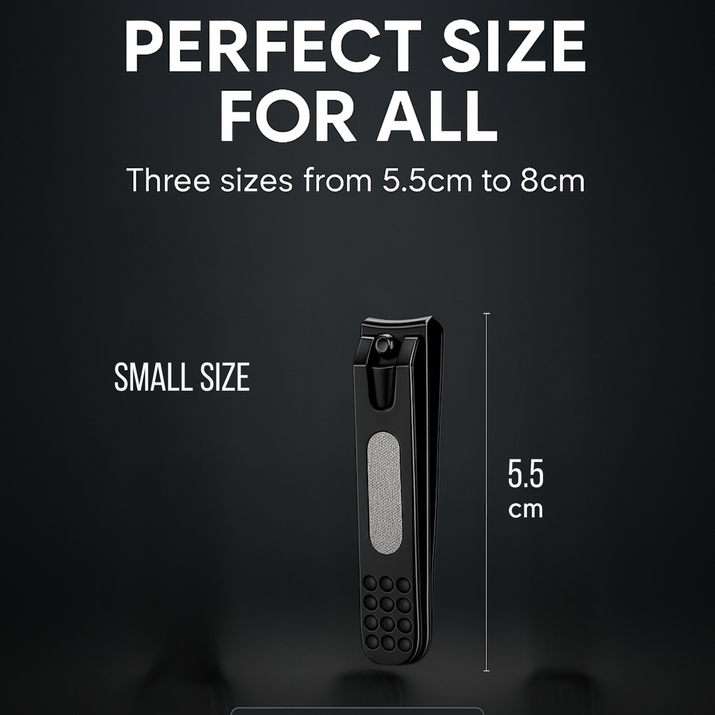 Premium Black Nail Clippers Vintiseti