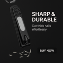 Premium Black Nail Clippers Vintiseti
