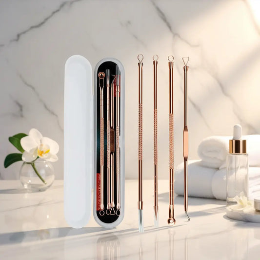 Pore Cleansing Tool Kit & Acne Remover (4pcs) Vintiseti