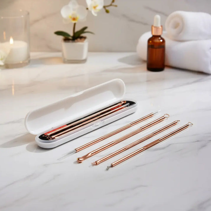 Pore Cleansing Tool Kit & Acne Remover (4pcs) Vintiseti